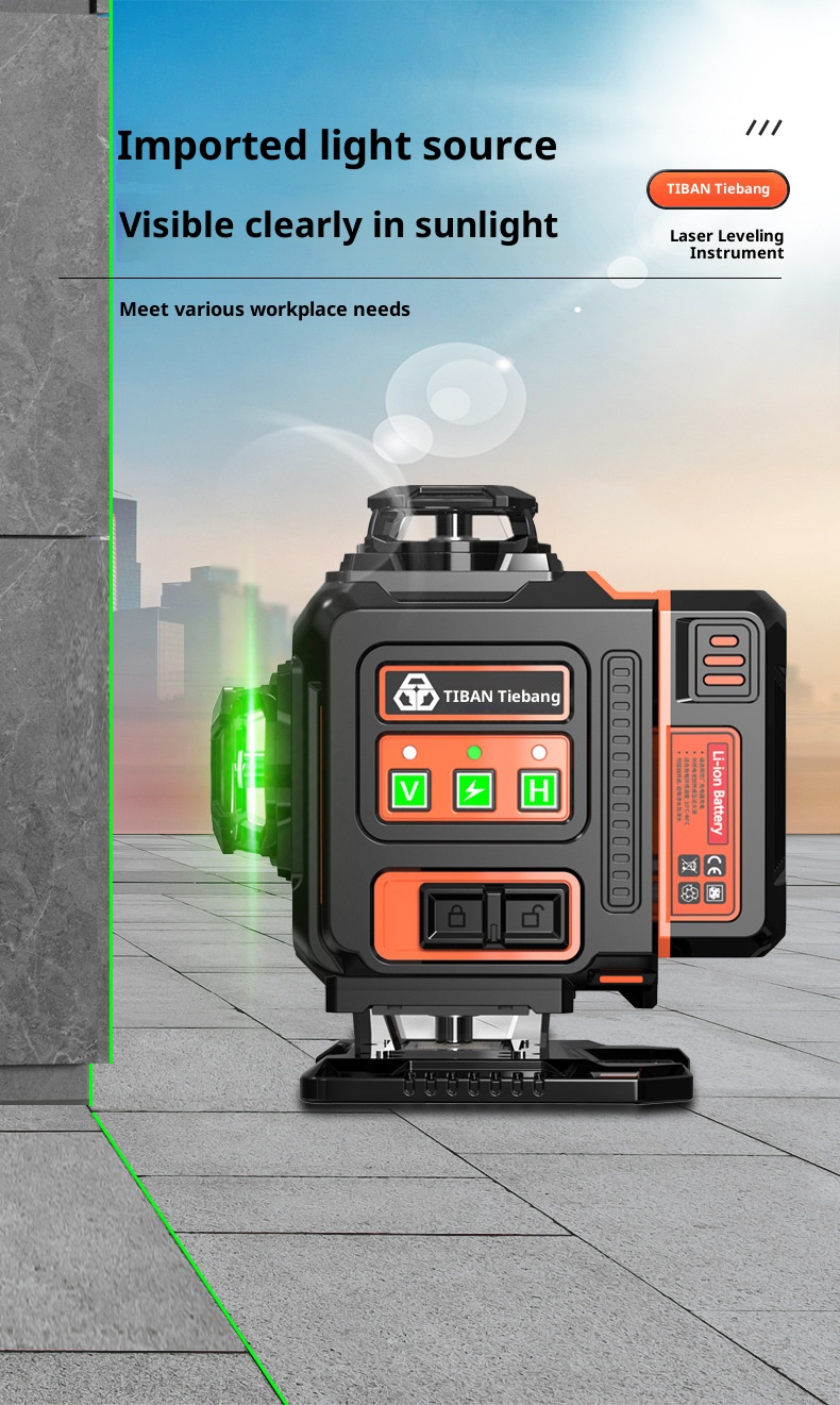 4D16-Line Green Laserlevel Out - Industrial Laser Line Projector recension och pris