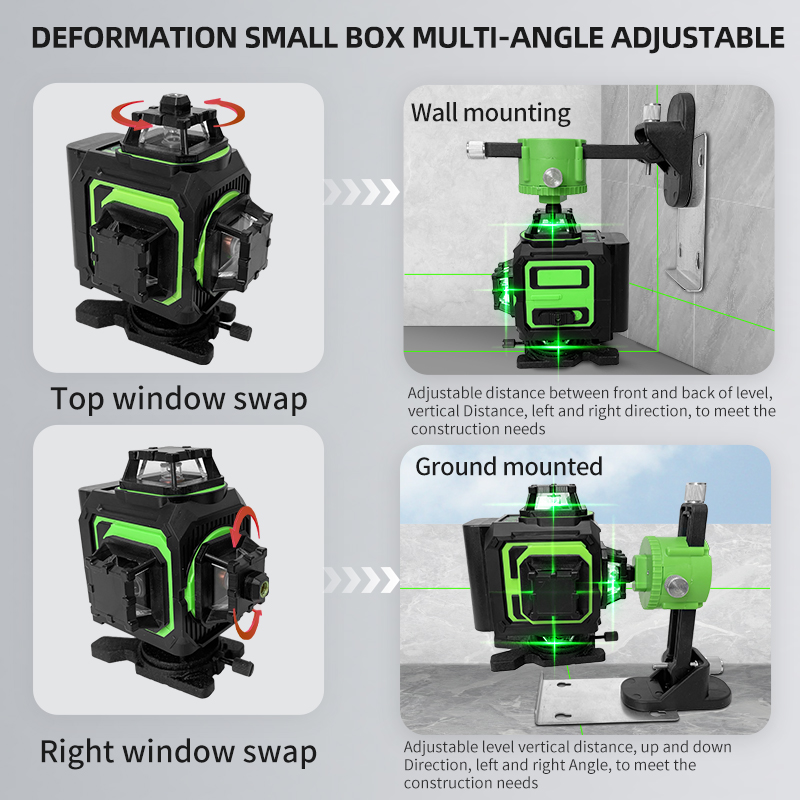 4D 16 Line 360°Green Beam Rota - Industrial Laser Supply recension och pris