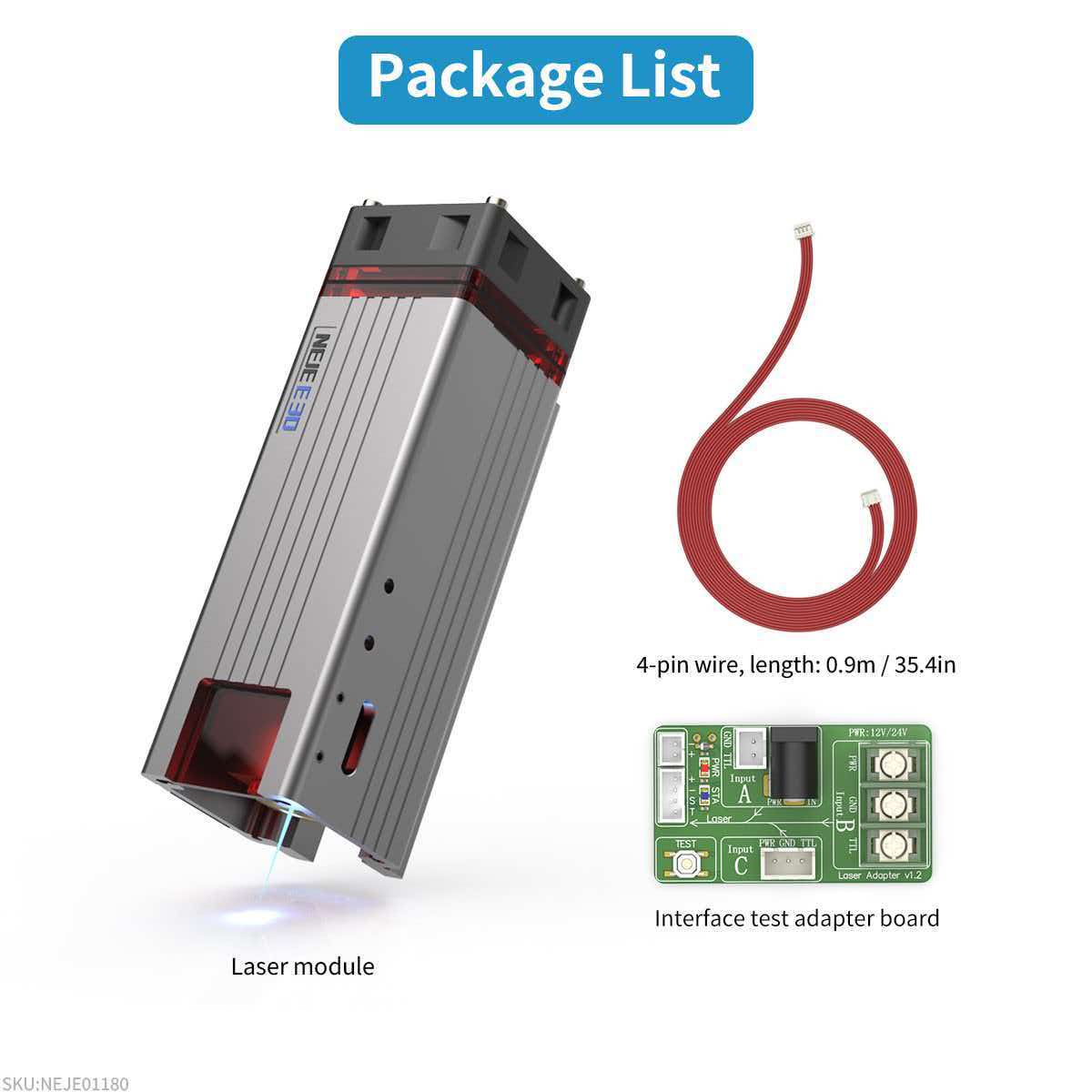 NEJE E30 High Power 450nm Lase - Industrial Grade Laser Cutter recension och pris