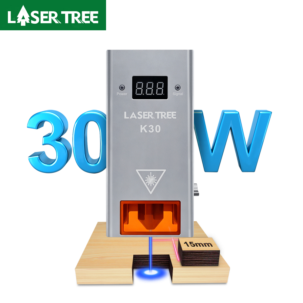 LASER TREE K30 30W Optical Pow - Metal Laser Cutter Head recension och pris