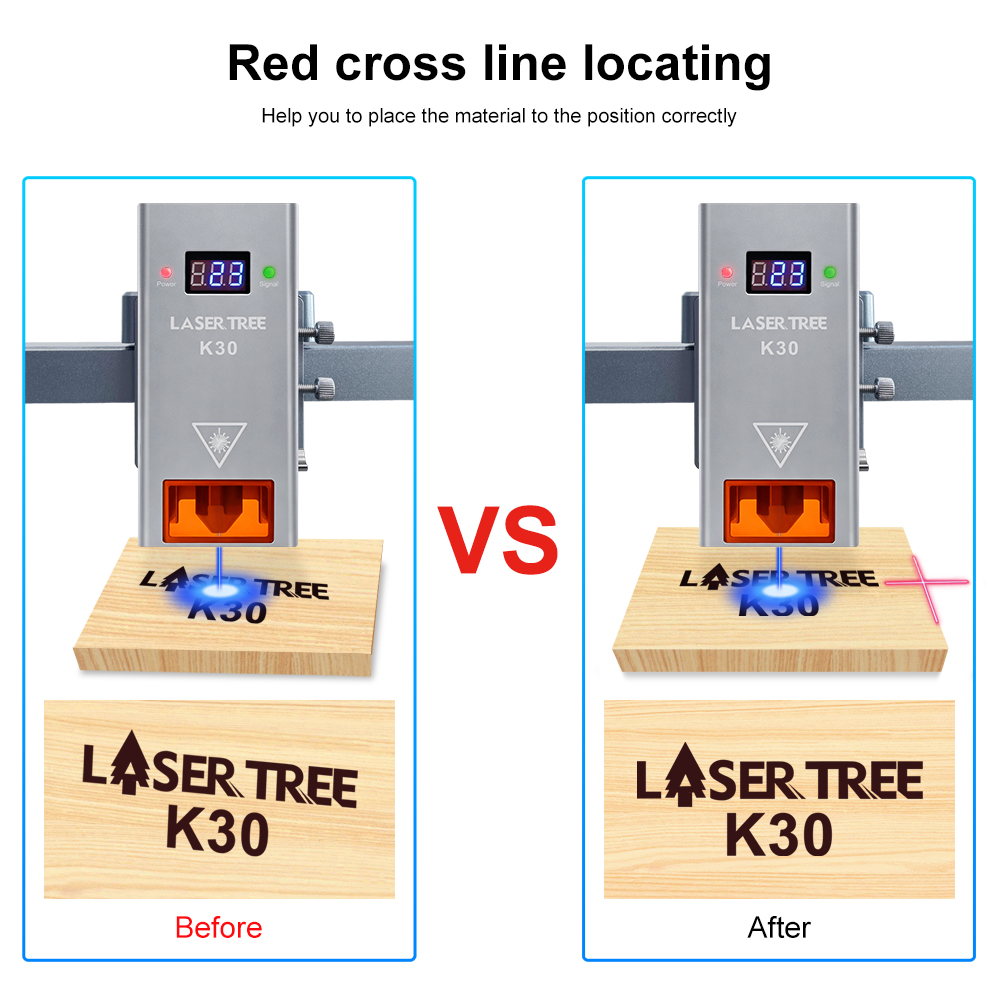 LASER TREE K30 30W Optical Pow - Metal Laser Cutter Head recension och pris