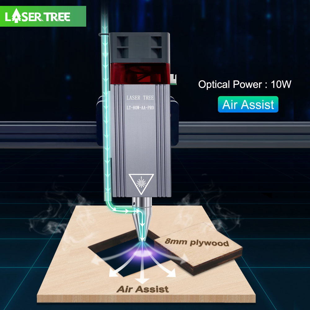 LASER TREE 20w 40W 80W Laser M - Metal Laser Cutter Head recension och pris