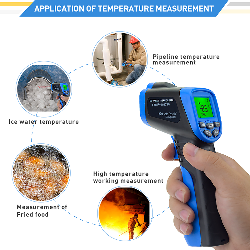 -30-550℃ Digital IR Thermomete - Industrial Laser For Sale recension och pris