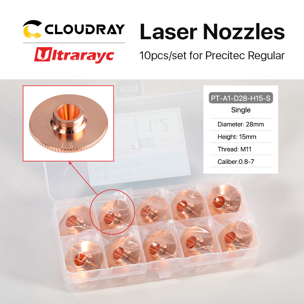 Ultrarayc 10pcs/Set Laser Nozz - Metal Laser Cutter Head recension och pris