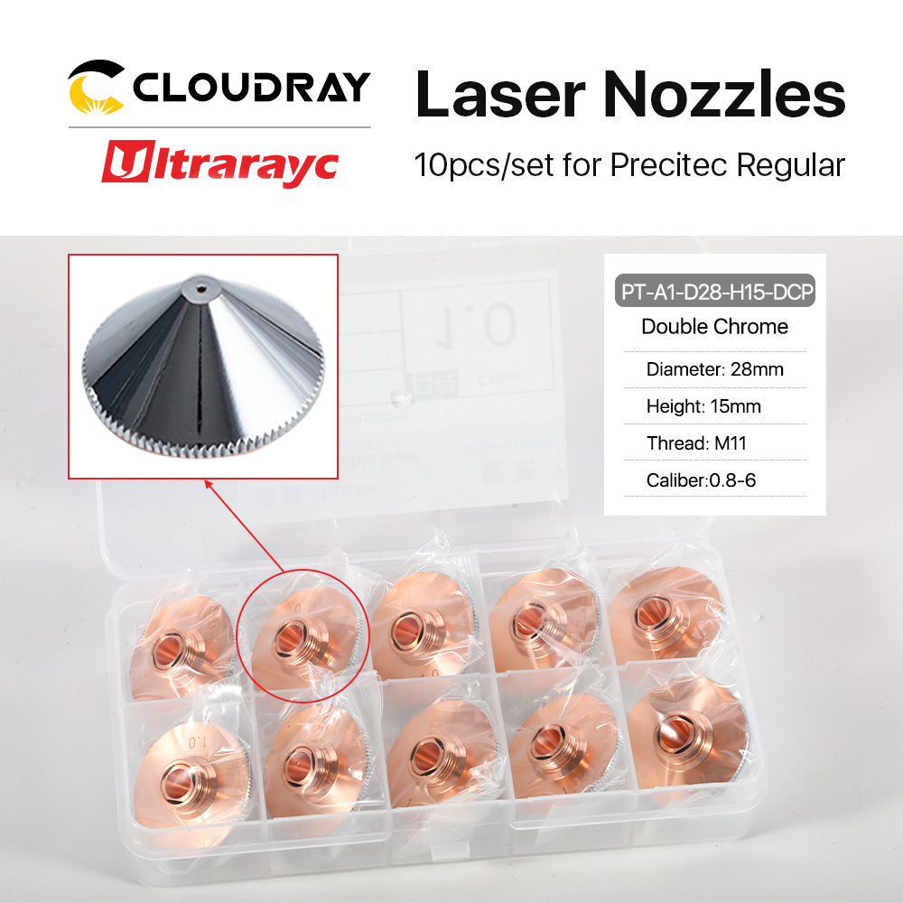 Ultrarayc 10pcs/Set Laser Nozz - Metal Laser Cutter Head recension och pris