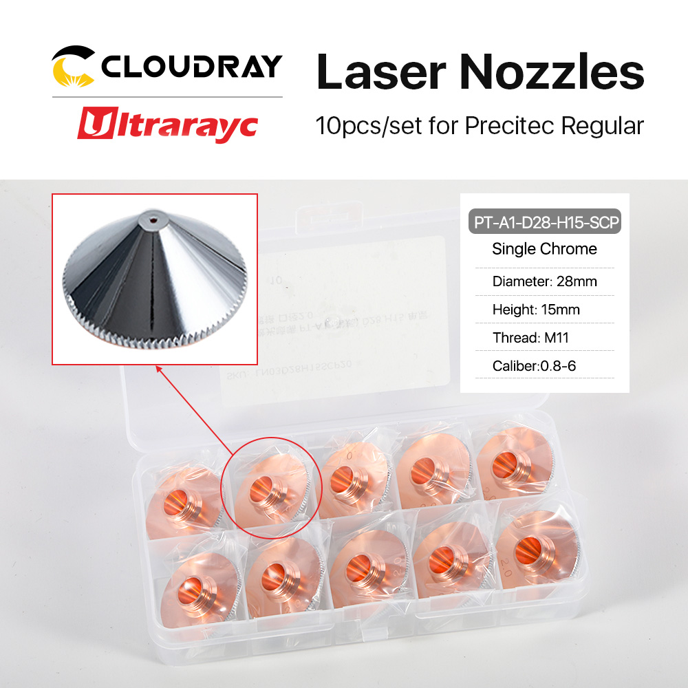 Ultrarayc 10pcs/Set Laser Nozz - Metal Laser Cutter Head recension och pris