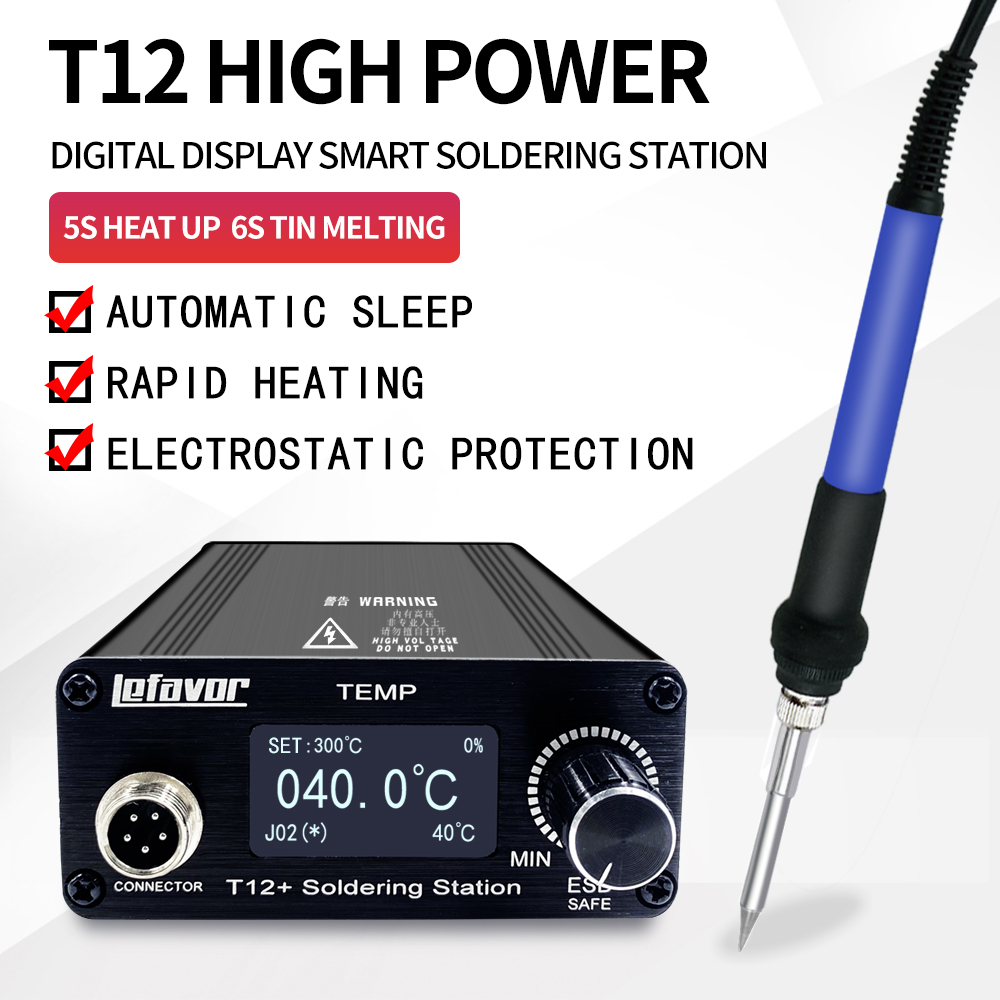 T12+ Soldering Station Solderi - Industrial Laser Soldering Iron recension och pris